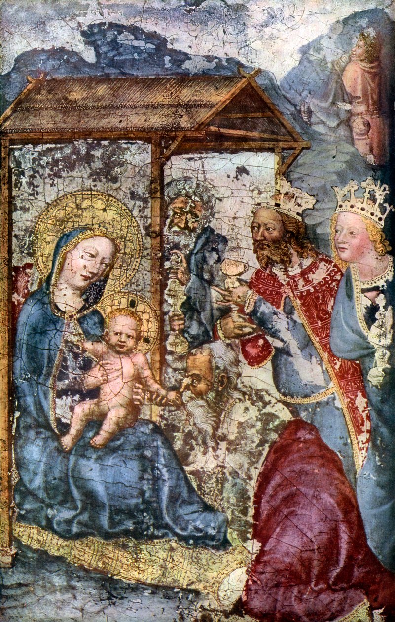 Klanění tří králů, c1360 1955 od Unbekannt
