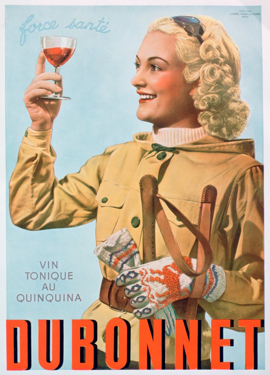 Reklama na tonikové víno Dubonnet, 1938 od Unbekannt