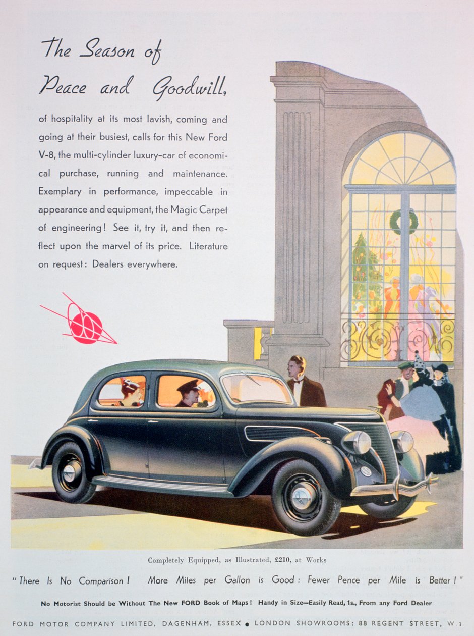 Reklama na vozy Ford, 1936 od Unbekannt
