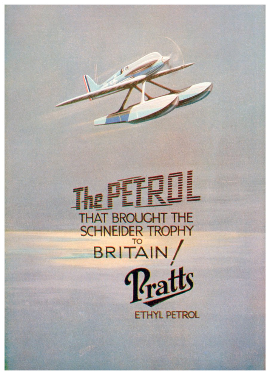 Reklama na Pratts Ethyl Petrol, c1928 od Unbekannt