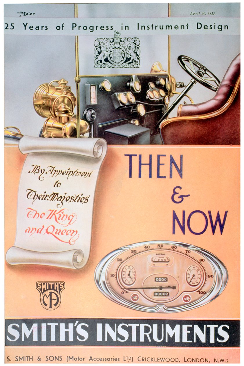 Reklama na Smiths Car Instruments, 1935 od Unbekannt