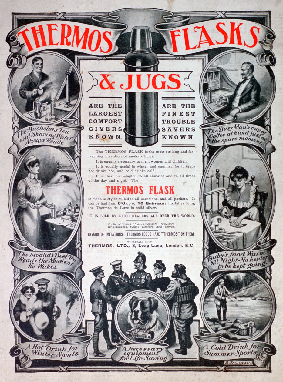 Reklama na termosky a džbány, 1910 od Unbekannt