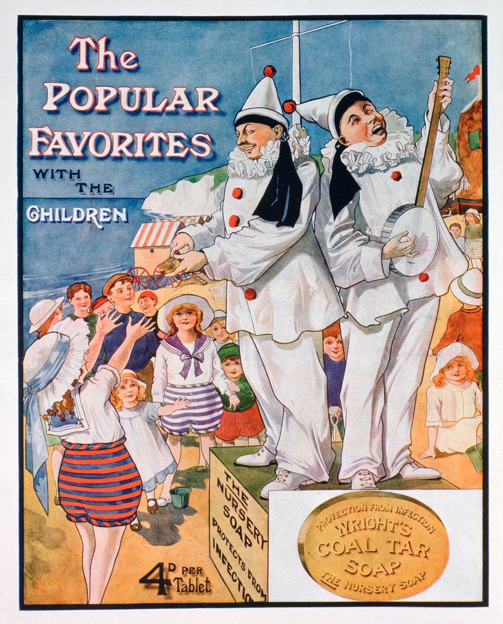 Reklama na mýdlo z uhelného dehtu Wrights, 1914 od Unbekannt