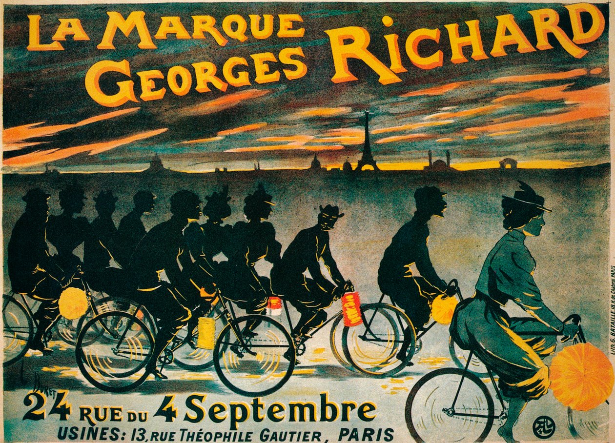Reklama na kola Georges Richard, c1900 od Unbekannt