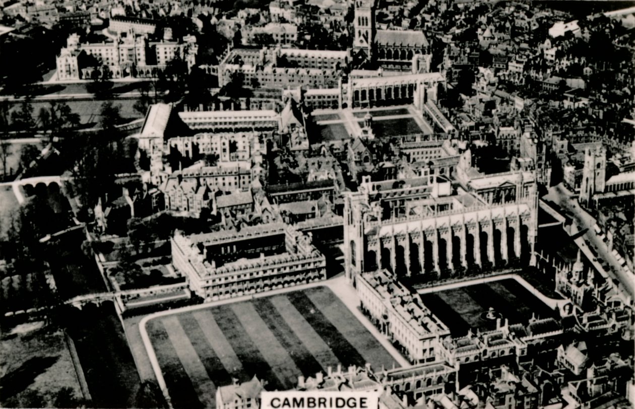 Letecký pohled na Cambridge, 1939 od Unbekannt