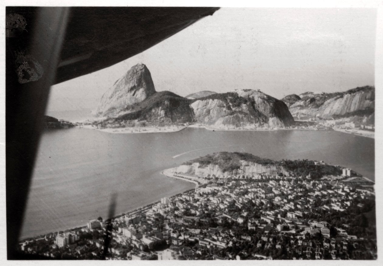 Letecký pohled na Rio de Janeiro, Brazílie, ze Zeppelinu, 1930 1933 od Unbekannt