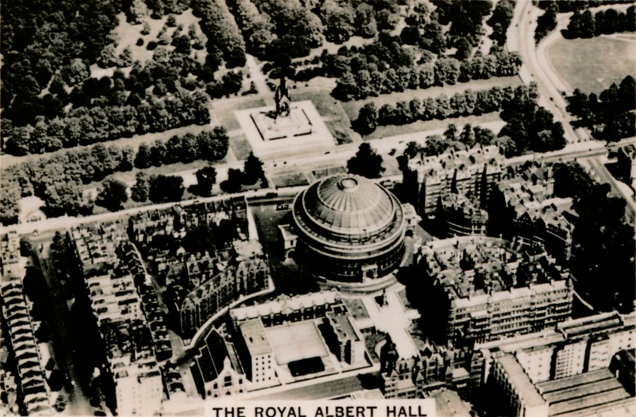 Letecký pohled na Royal Albert Hall, 1939 od Unbekannt