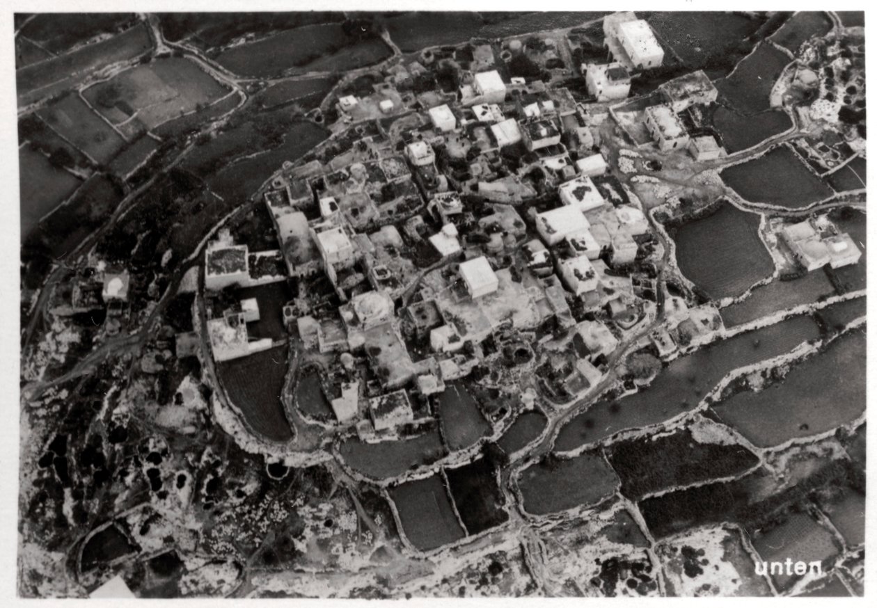 Letecký pohled na výšiny kolem Jeruzaléma, Palestina, ze Zeppelinu, 1931 1933 od Unbekannt