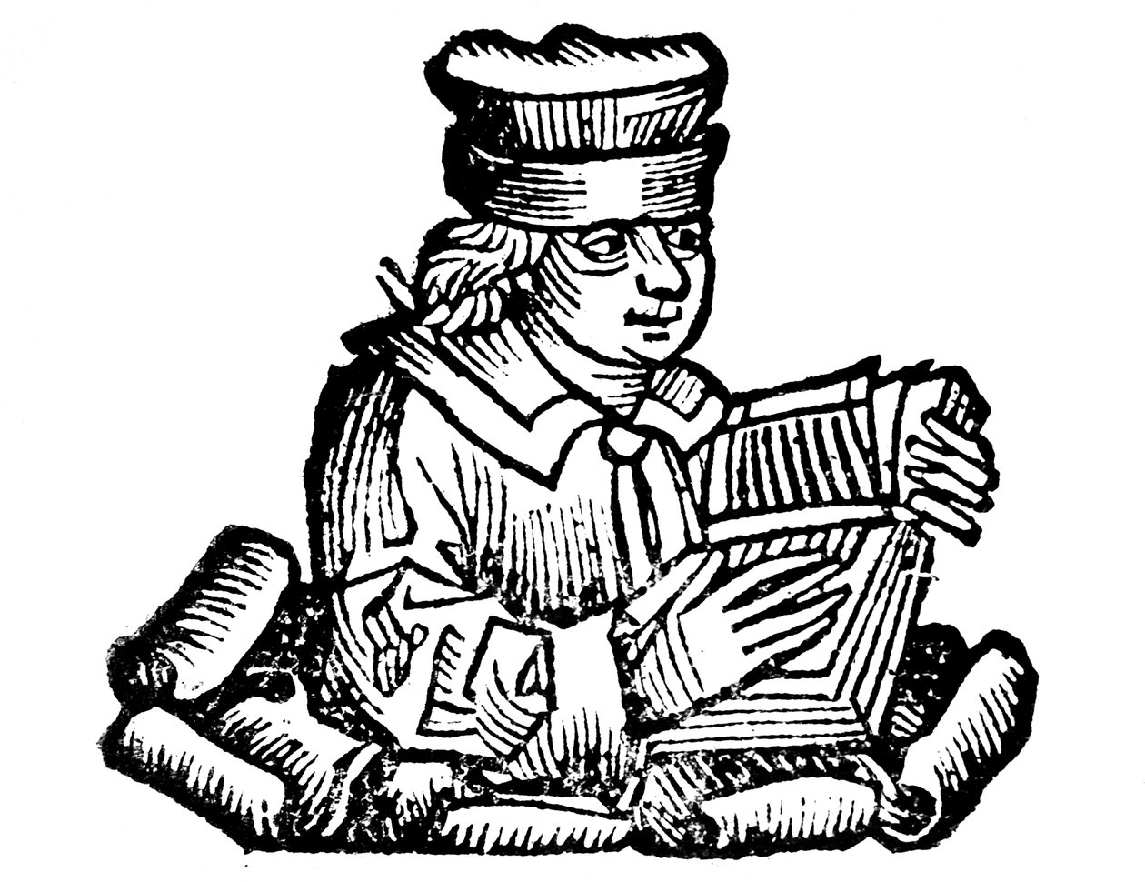 Ezop, řecký fabulista, 1493 od Unbekannt