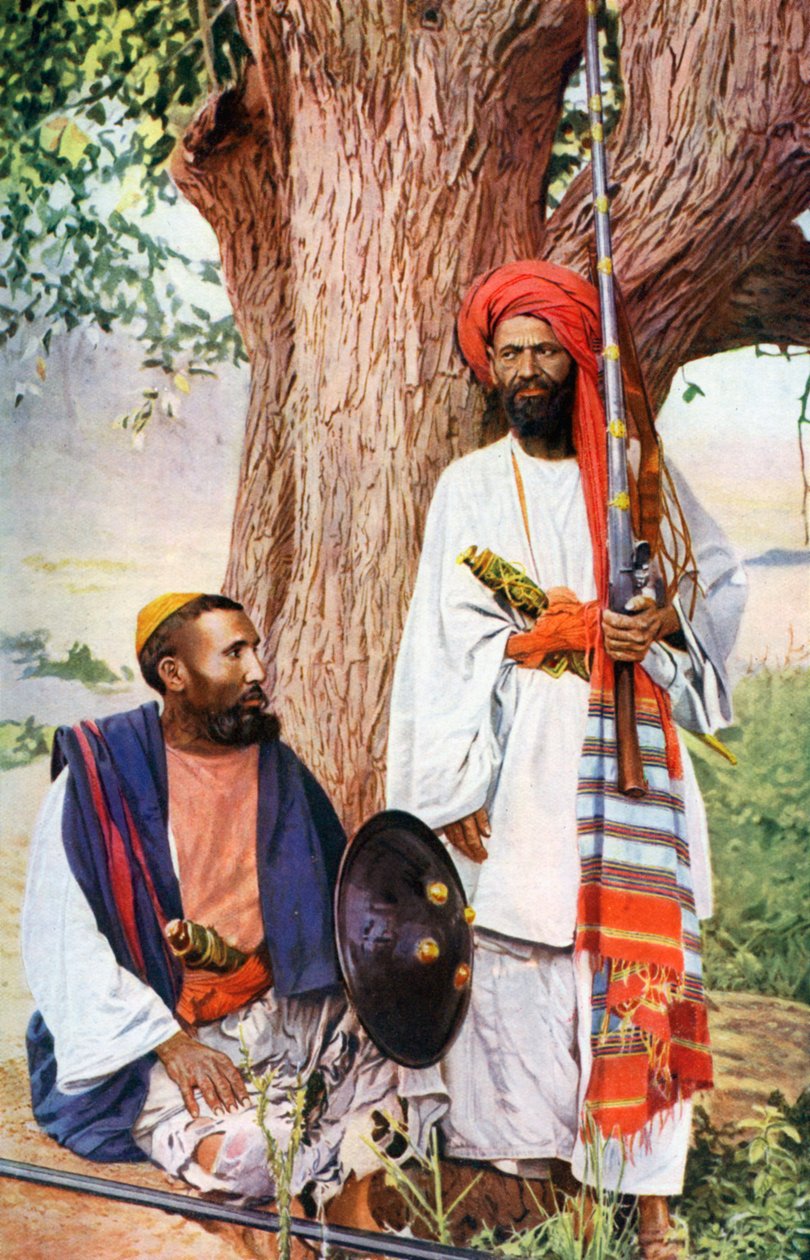 Afridis Pathan kmeny, válčení v severních indických pochodech, Indie, 1922 od Unbekannt