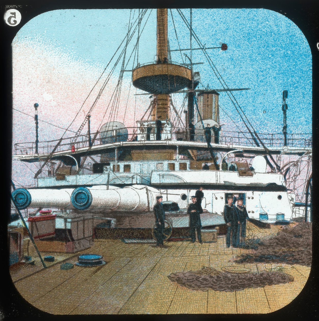 Po Barbette -- H.M.S. Revenger, c1900. od Unbekannt