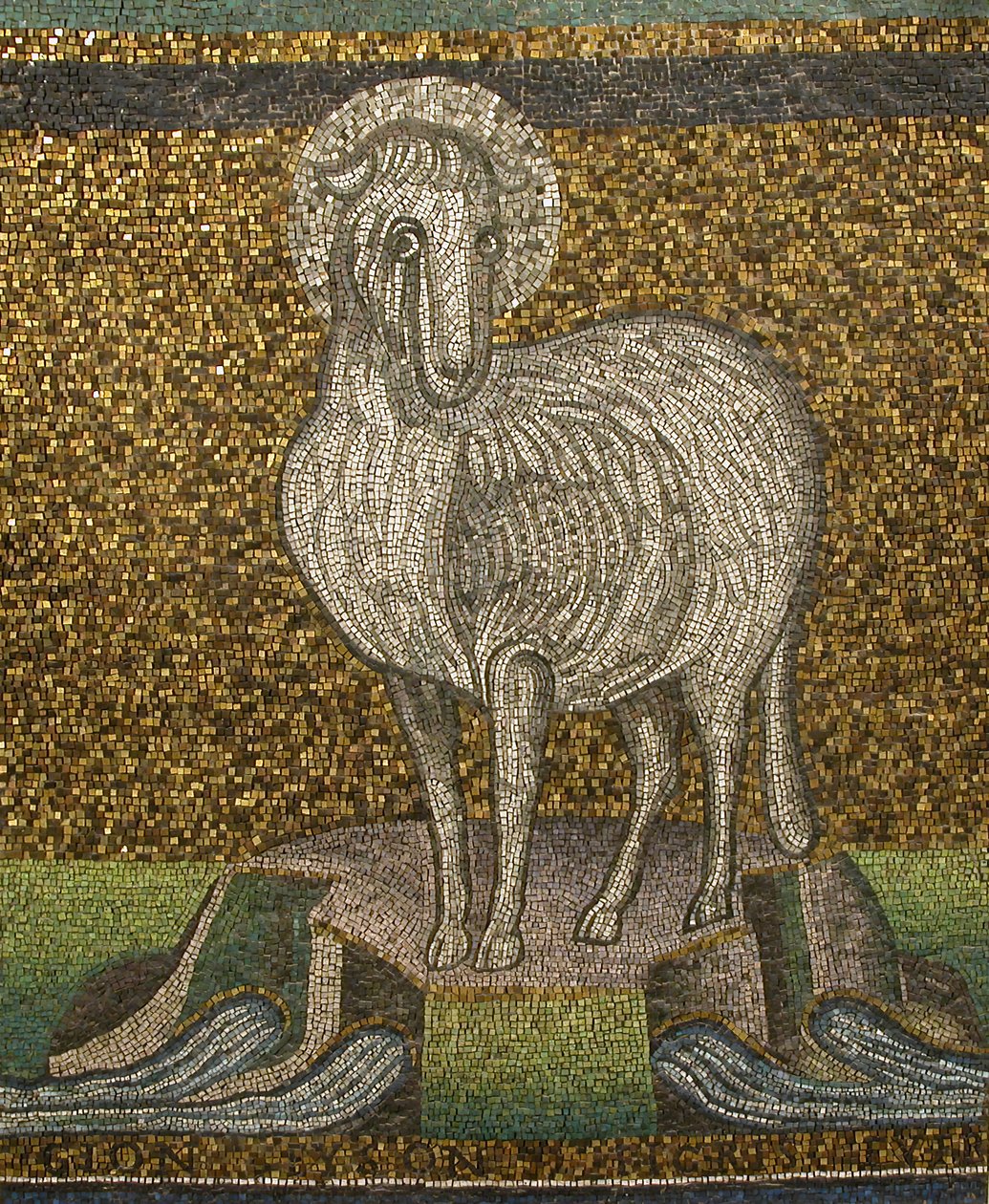Agnus Dei, byzantský, originál z počátku 20. století ze 6. století. od Unbekannt