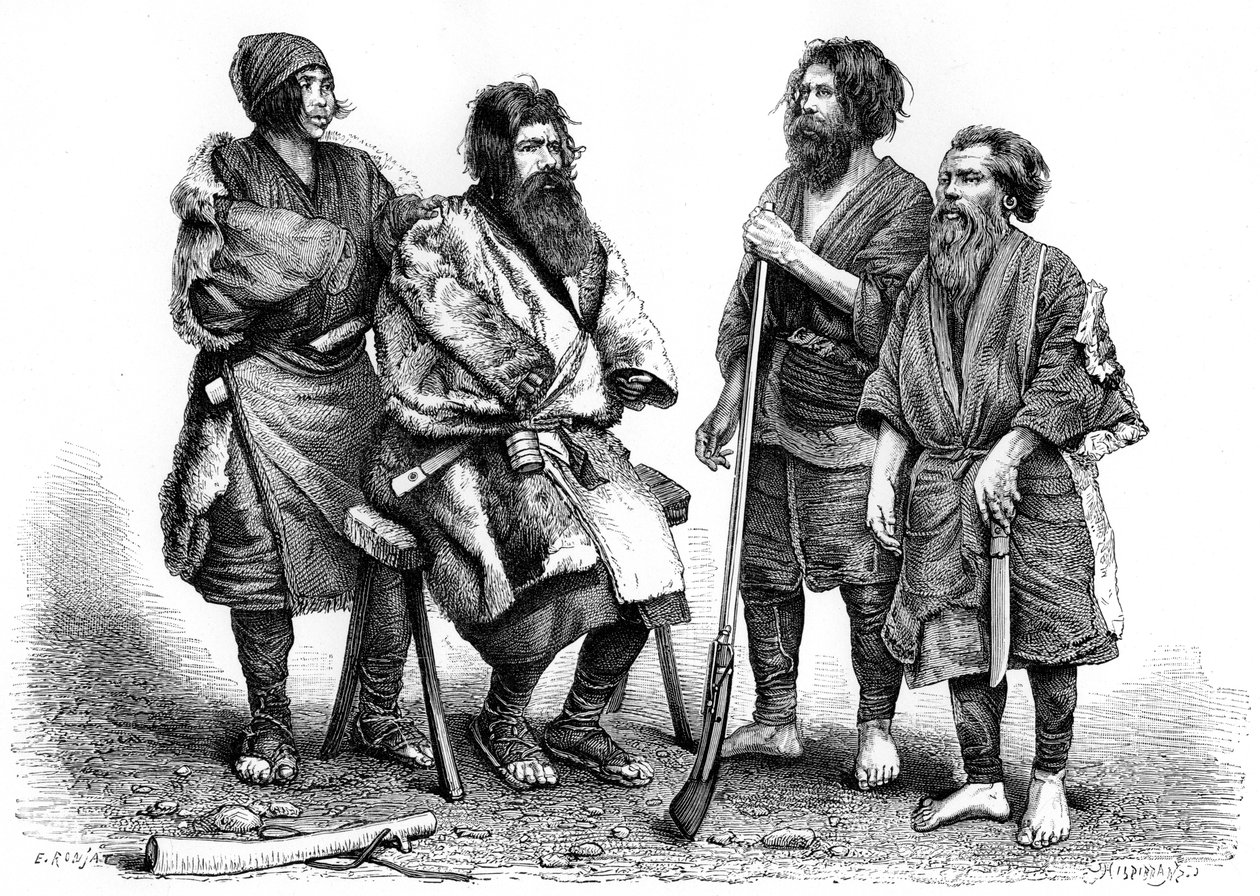 Ainuové, Japonsko, 1895 od Unbekannt