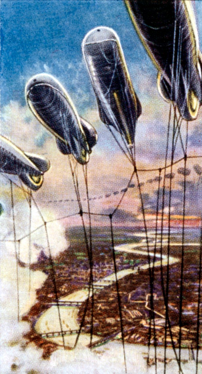 Air Raid Precaution, cigaretová karta, Britové, 1938 od Unbekannt