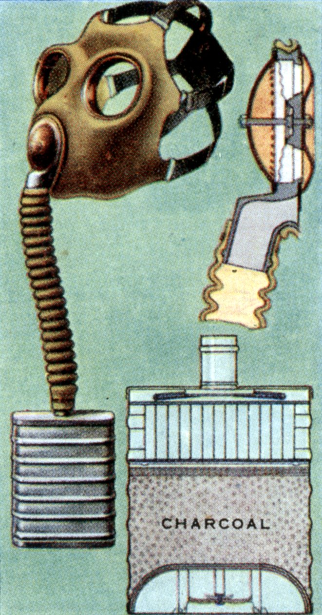 Air Raid Precaution, cigaretová karta, Britové, 1938 od Unbekannt