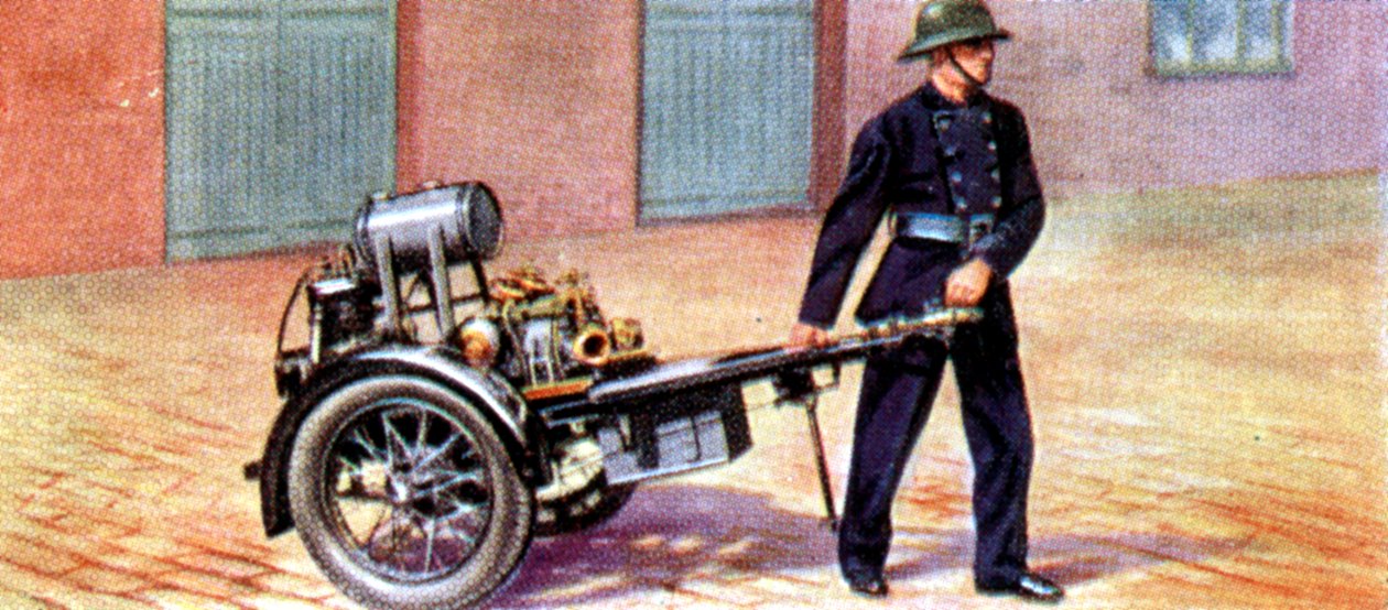 Air Raid Precaution, cigaretová karta, Britové, 1938 od Unbekannt