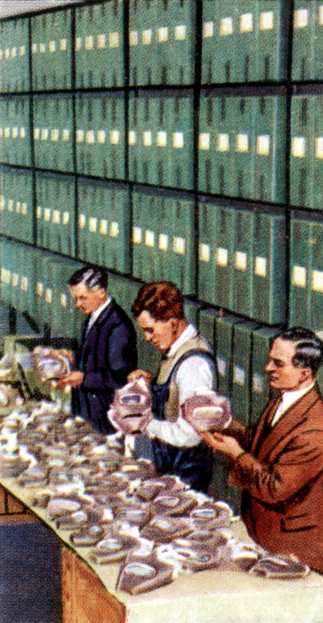 Air Raid Precaution, cigaretová karta, Britové, 1938 od Unbekannt