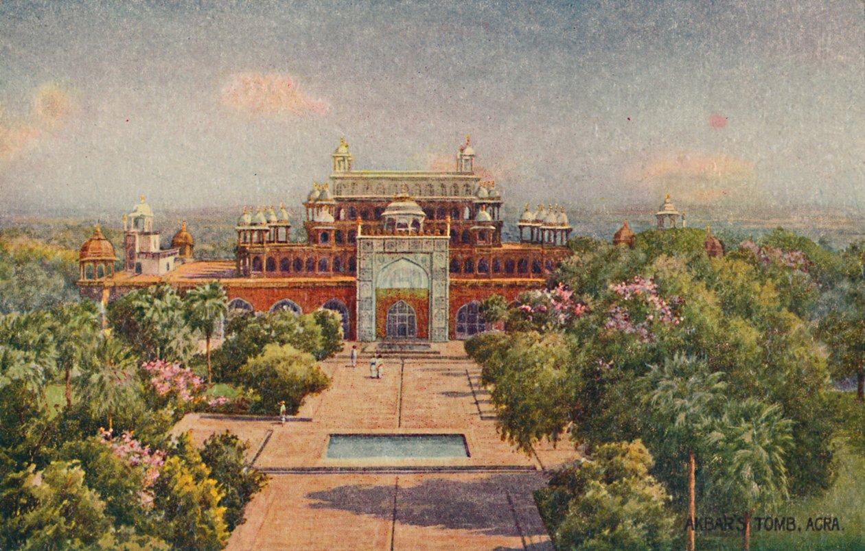 Akbarsova hrobka, Agra, . od Unbekannt