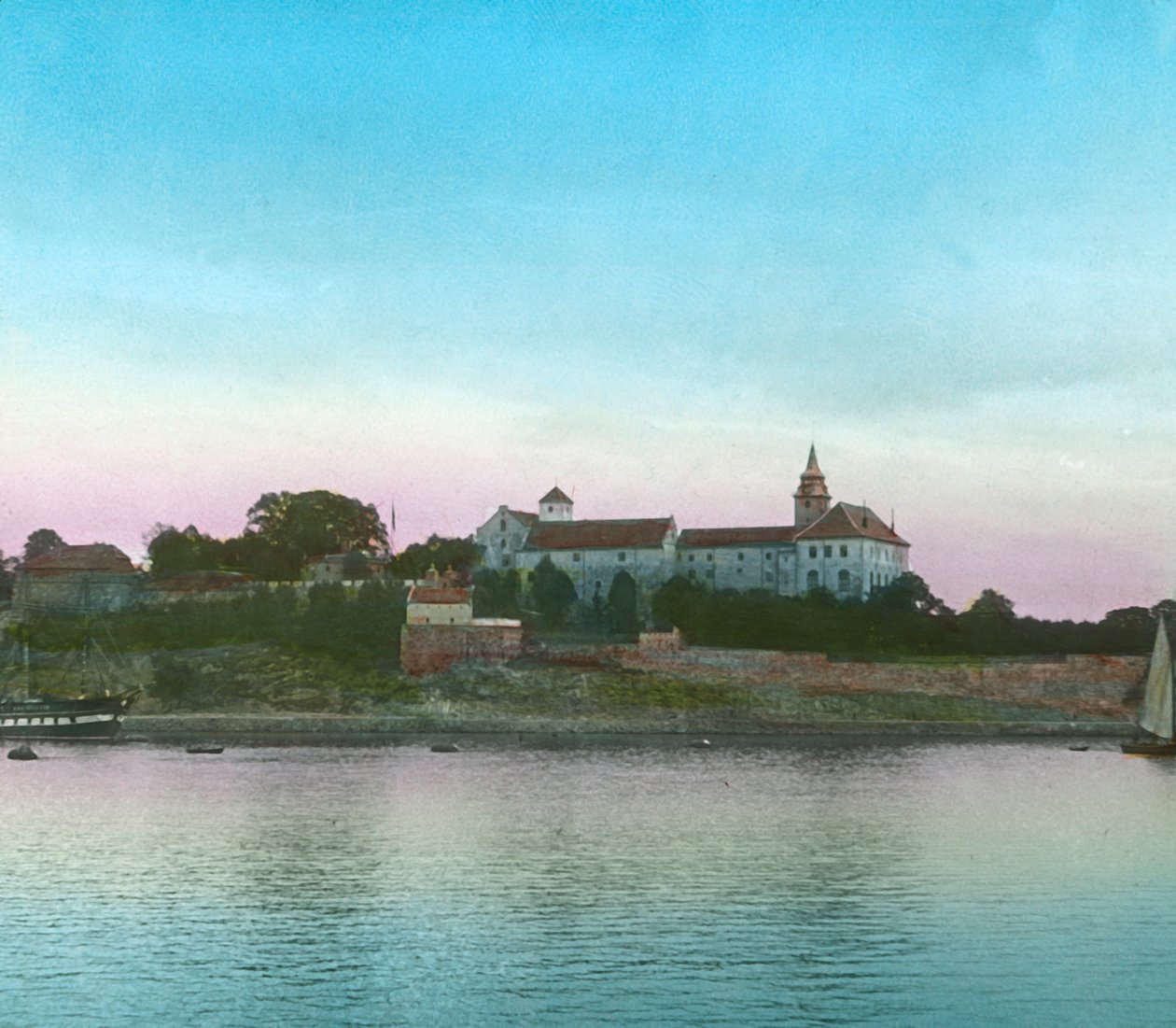 Pevnost Akershus, Christiania, Oslo, Norsko, konec 19. a začátek 20. století. od Unbekannt