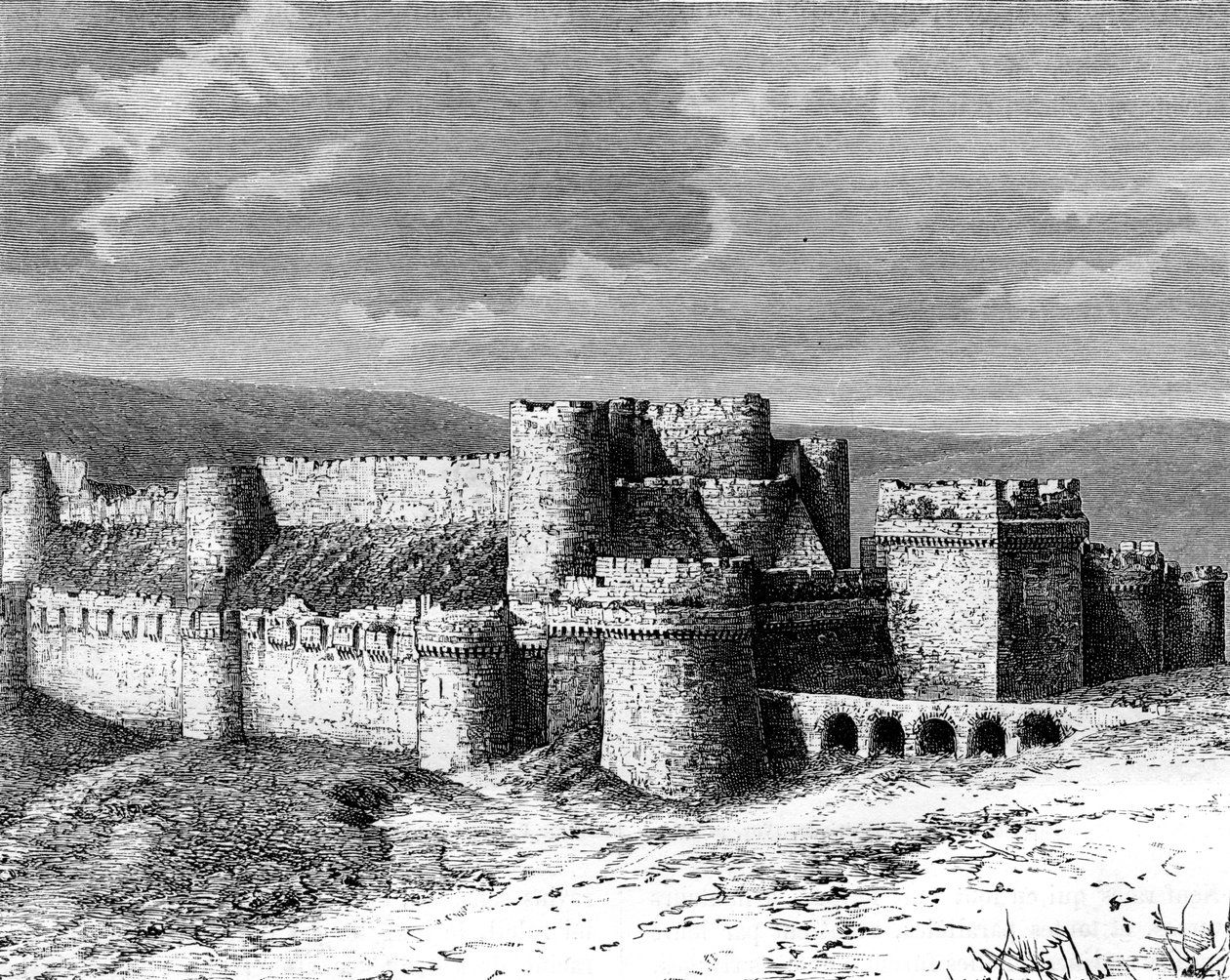 Hrad Al Karak, 19. století od Unbekannt