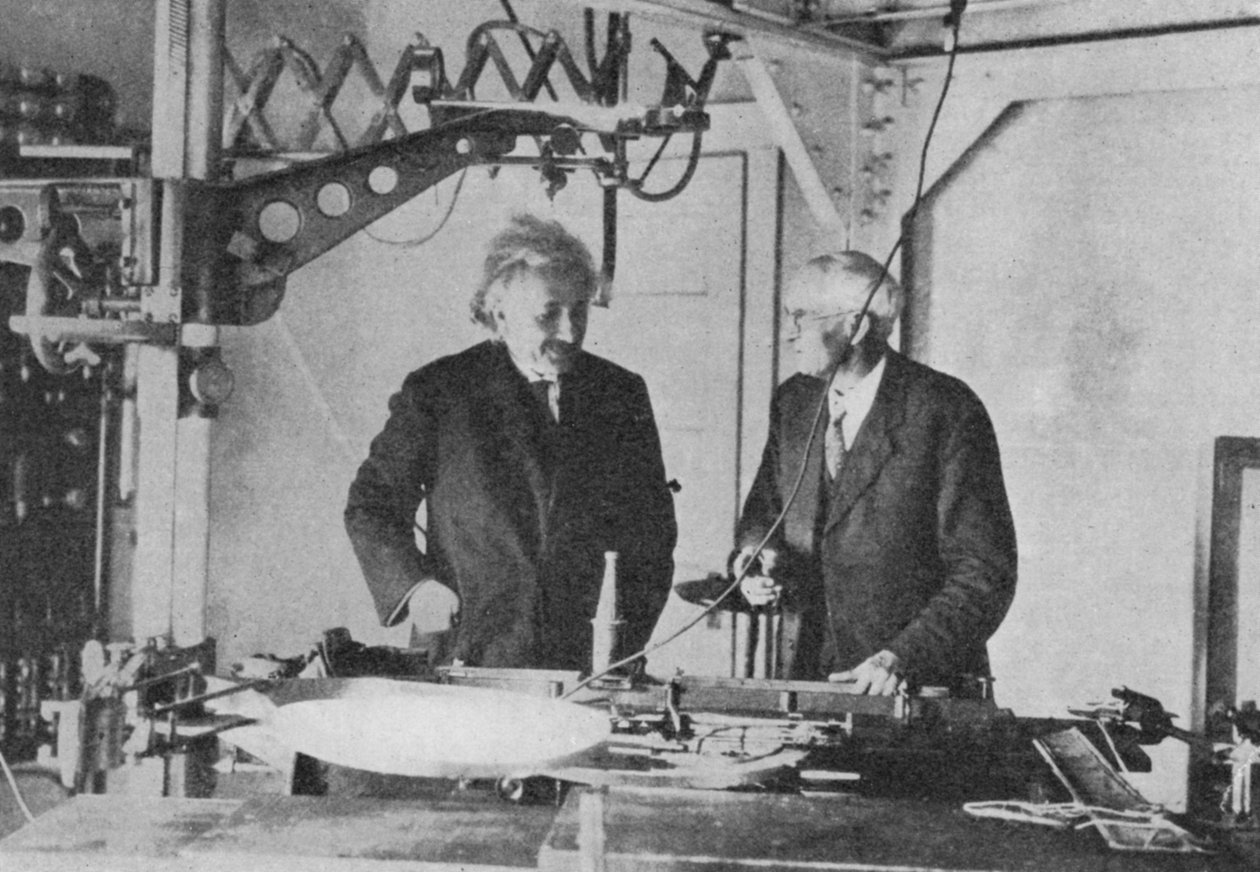 Albert Einstein 1879-1955 na observatoři Mount Wilson od Unbekannt