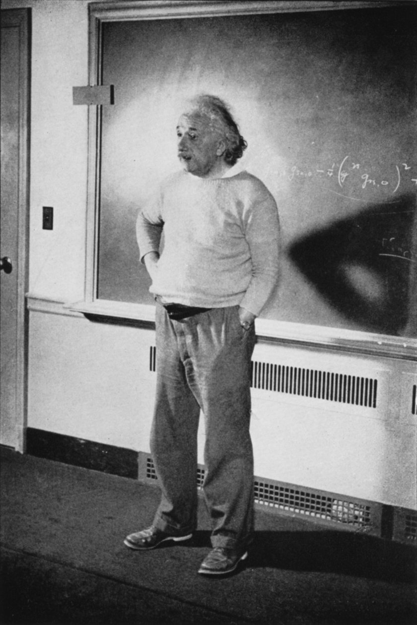 Albert Einstein , německo-švýcarsko-americký matematik a fyzik, 1940 od Unbekannt