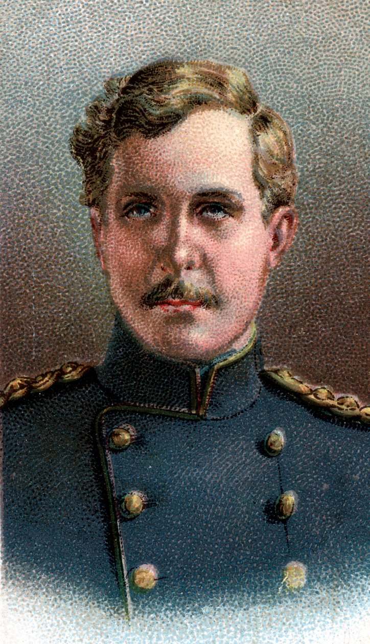 Albert I 1875-1934, král Belgičanů od roku 1909, ve vojenské uniformě, 1917 od Unbekannt