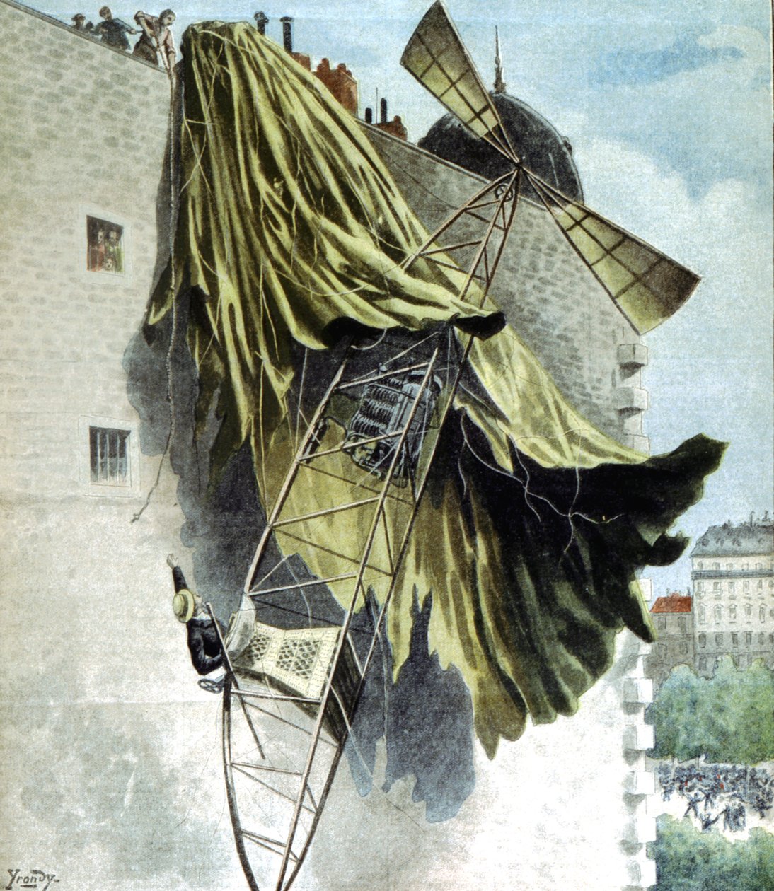 Alberto Santos-Dumont 1873-1932 brazilský aeronaut, neúspěšný pokus o Deutsch Prize od Unbekannt