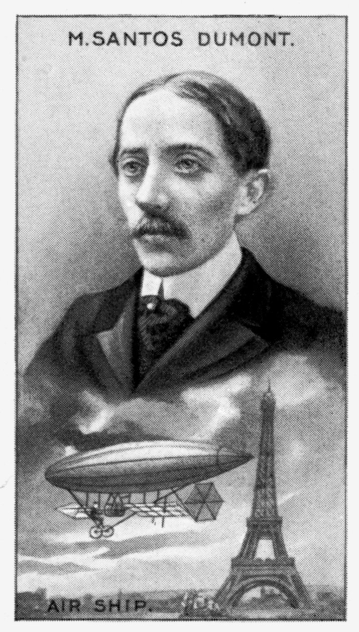Alberto Santos-Dumont, brazilský průkopník letectví, c1924 od Unbekannt