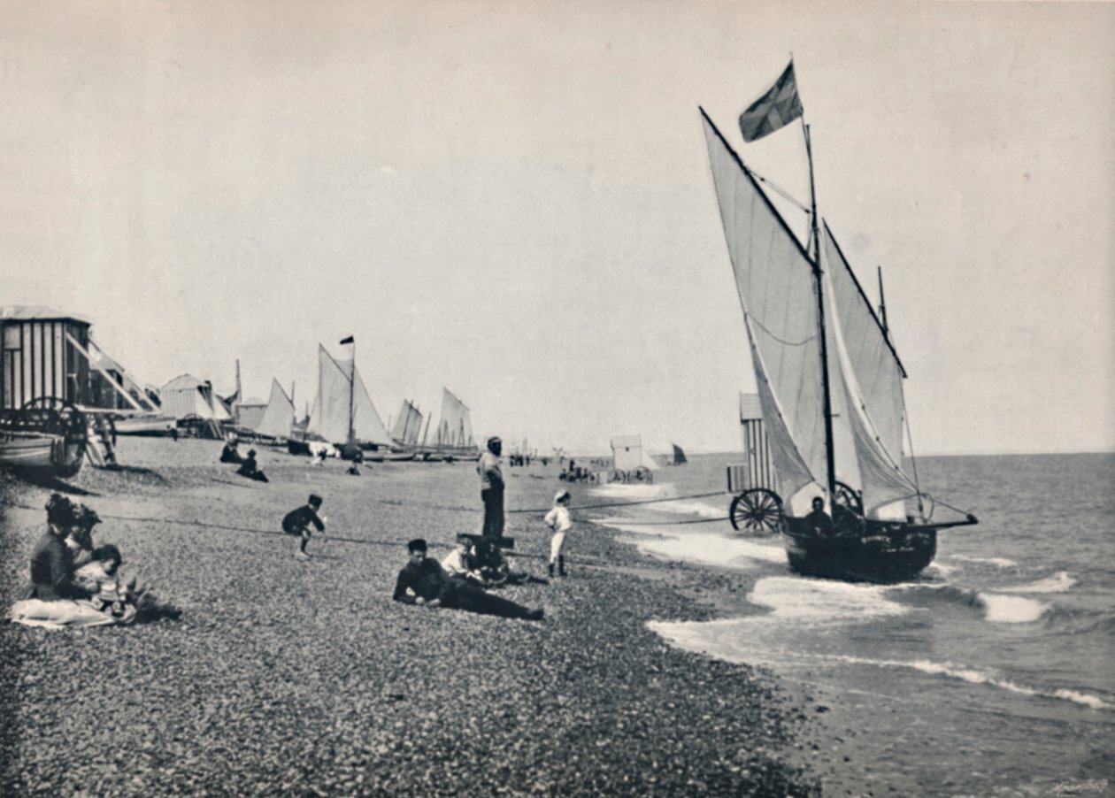 Aldeburgh - Pláž, 1895 od Unbekannt