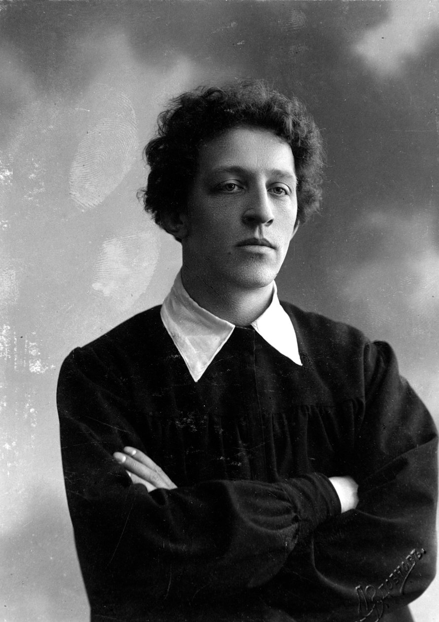 Alexander Blok, ruský básník, c1900 od Unbekannt