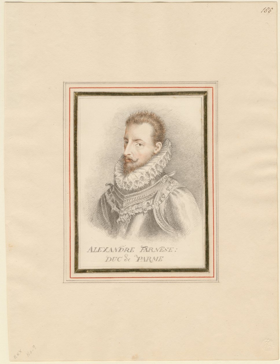 Alexander Farnese 15451592, vévoda z Parmy od Unbekannt