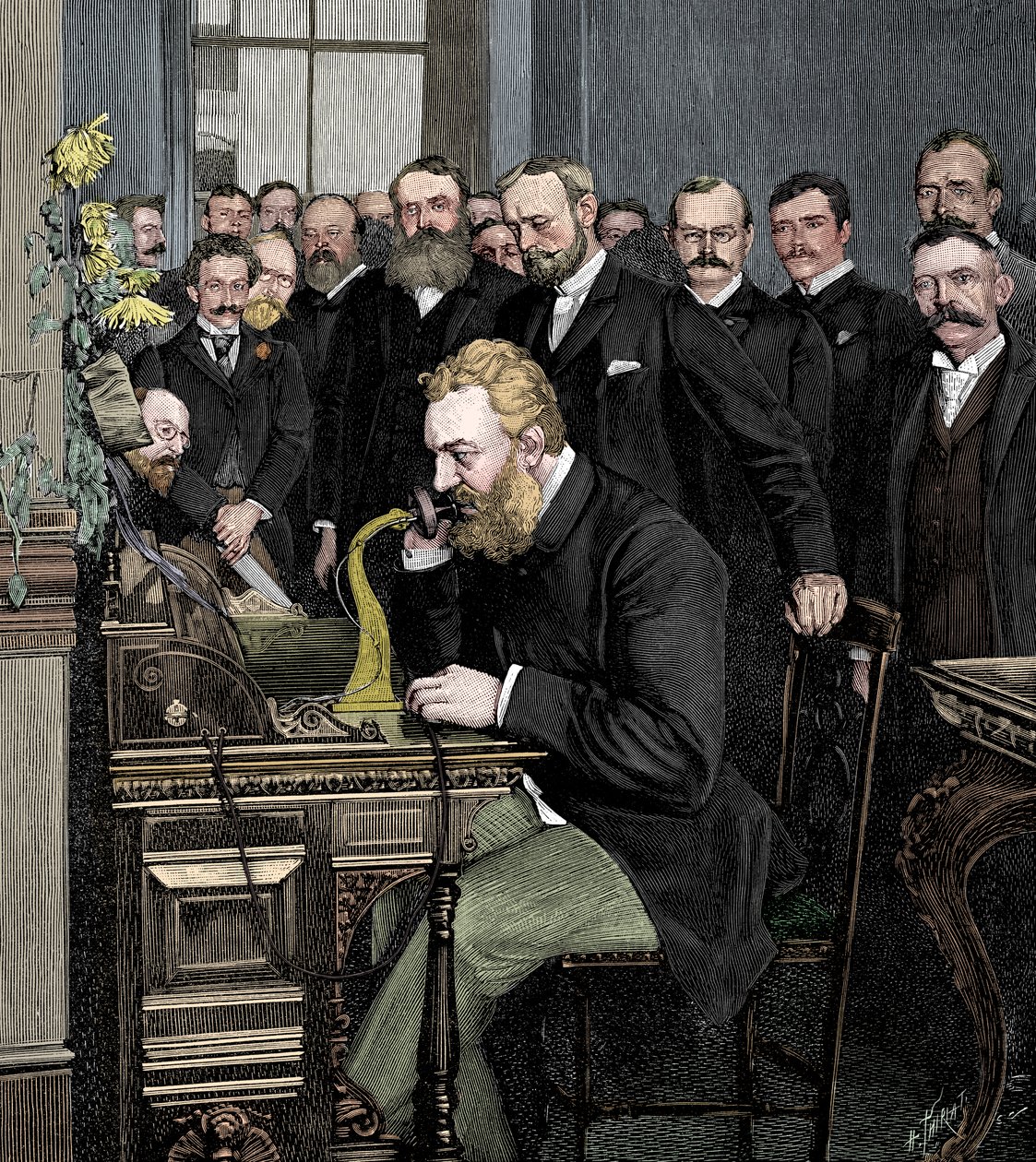 Alexander Graham Bell 1847-1922, americký vynálezce narozený ve Skotsku od Unbekannt