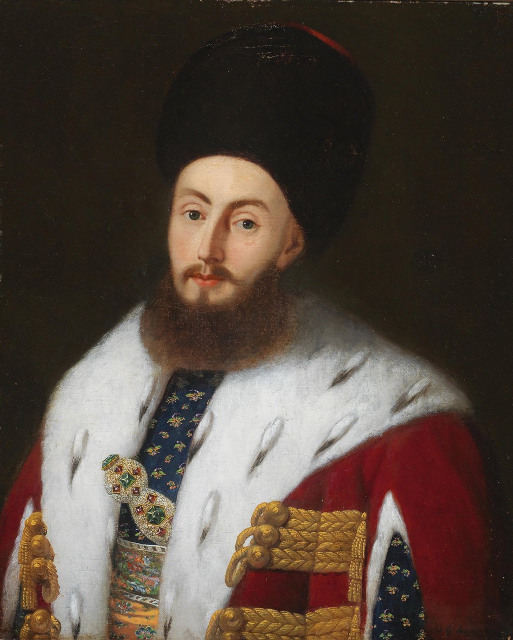 Alexander II. Mavrocordatos Firaris 1754–1819, princ Moldavský, kolem roku 1800. od Unbekannt