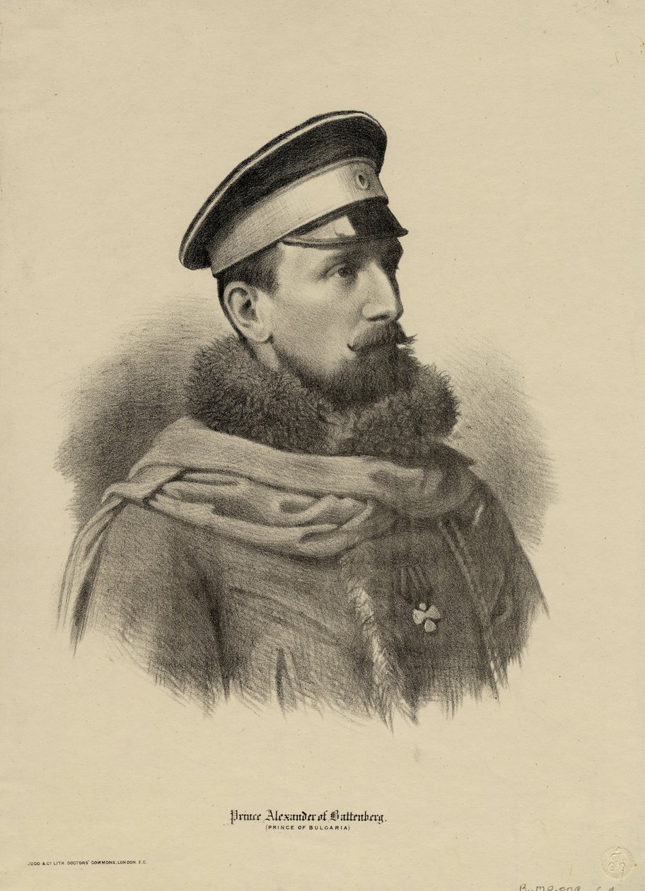 Alexander Joseph 1857-1893, princ Bulharský, 1880 od Unbekannt