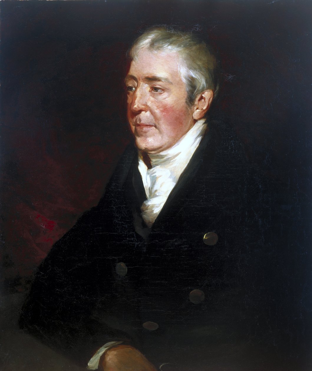 Alexander Nasmyth, zubař, c 1840 Olej na plátně portrét z roku 1858 od Ann Gibson Bennett, podle originálního oleje od Andrewa Geddese RA od Unbekannt
