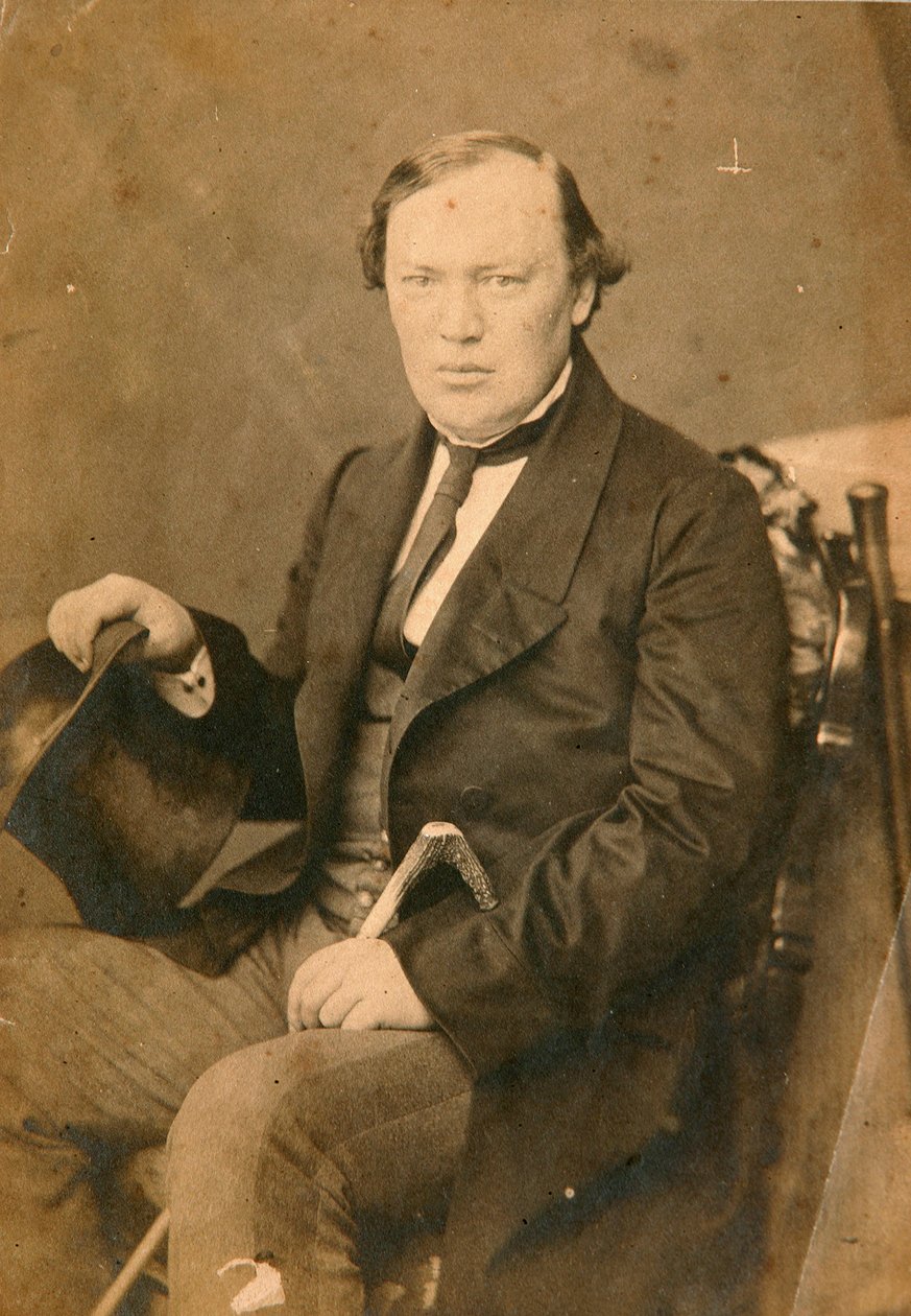 Alexander Ostrovskij, ruský dramatik, konec 50. let 19. století od Unbekannt