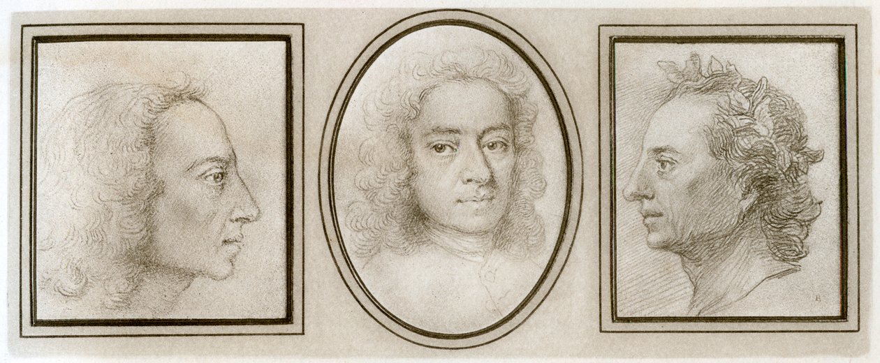Alexander Pope, anglický básník a satirik, 18. století 1906 od Unbekannt