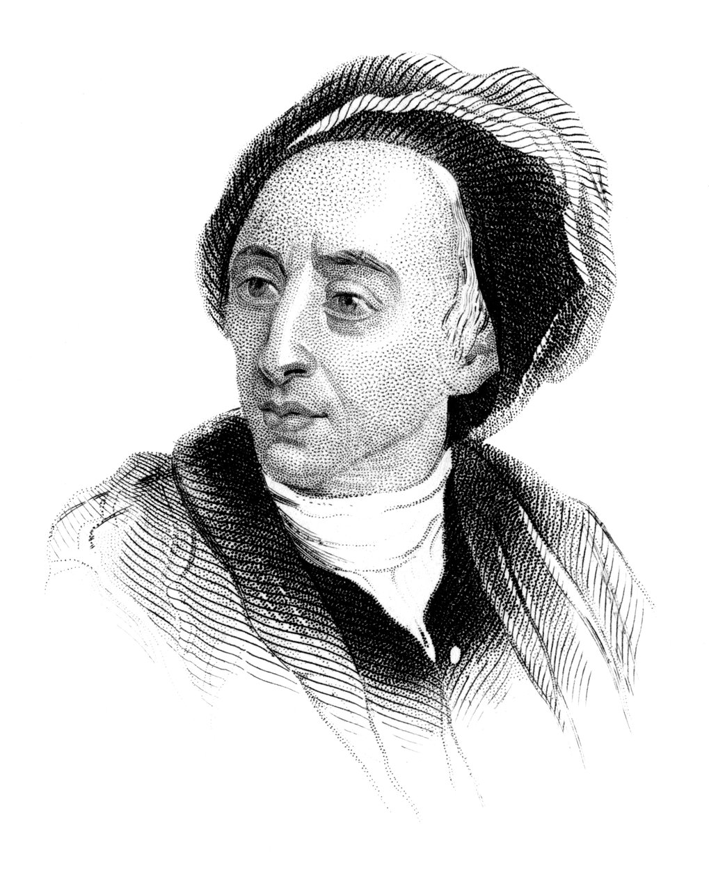 Alexander Pope, anglický básník počátku osmnáctého století, c1850 od Unbekannt