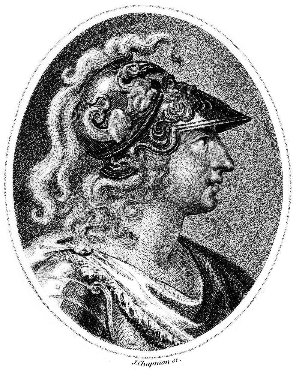 Alexandr Veliký 356-323 př.nl, c1800 od Unbekannt