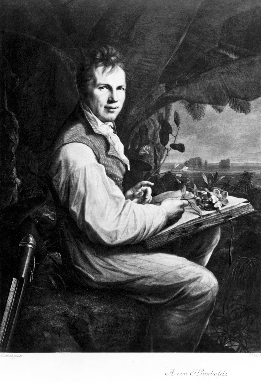 Alexander von Humboldt, německý přírodovědec a cestovatel, c 1806 od Unbekannt