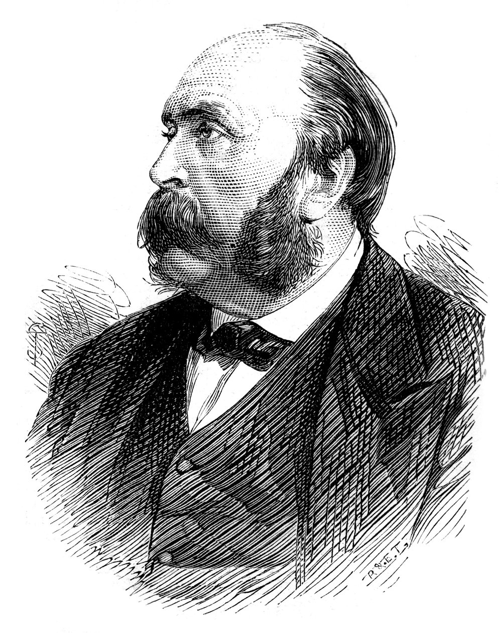 Alexandre Auguste Ledru-Rollin , francouzský politik, 1875 od Unbekannt