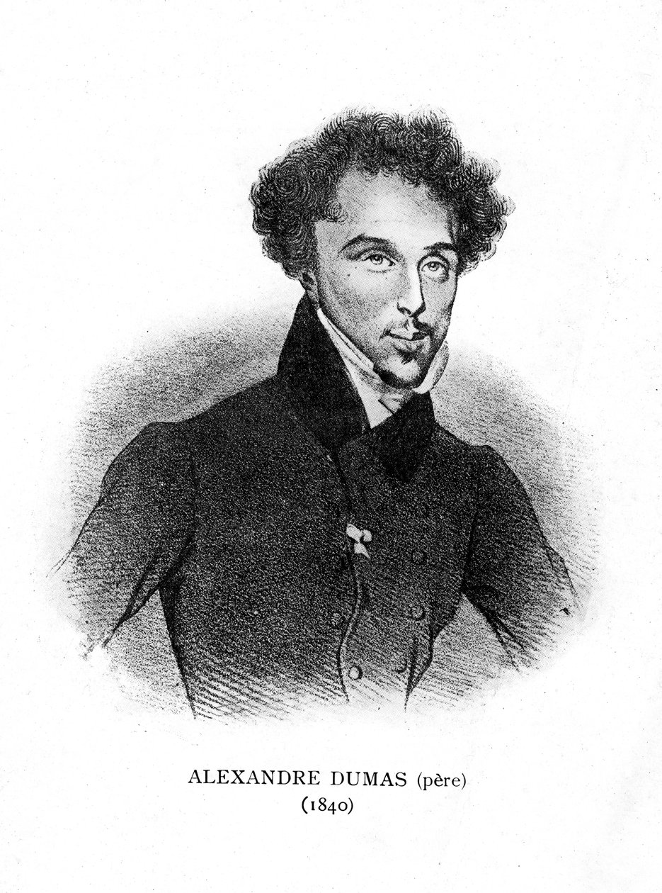 Alexandre Dumas starší, francouzský romanopisec a dramatik, 1840 od Unbekannt