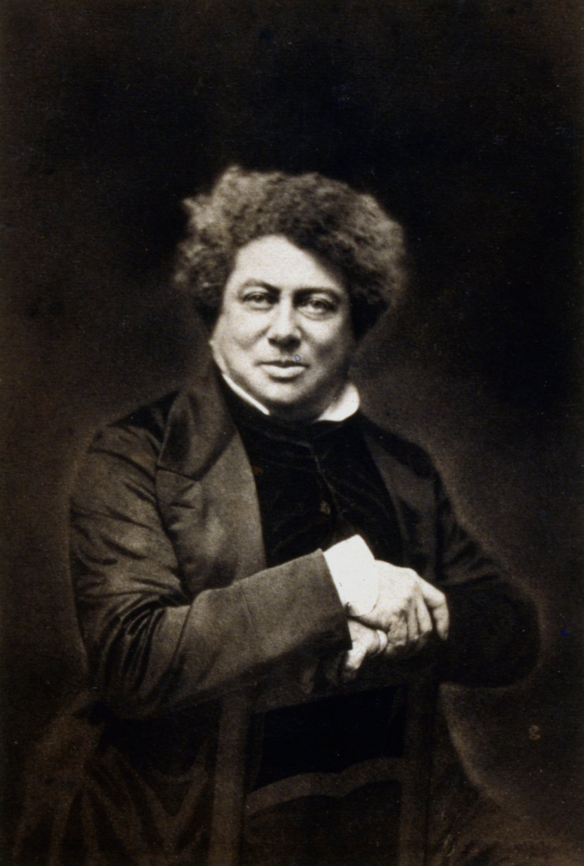 Alexandre Dumas starší, francouzský romanopisec a dramatik, c1840-1860 od Unbekannt