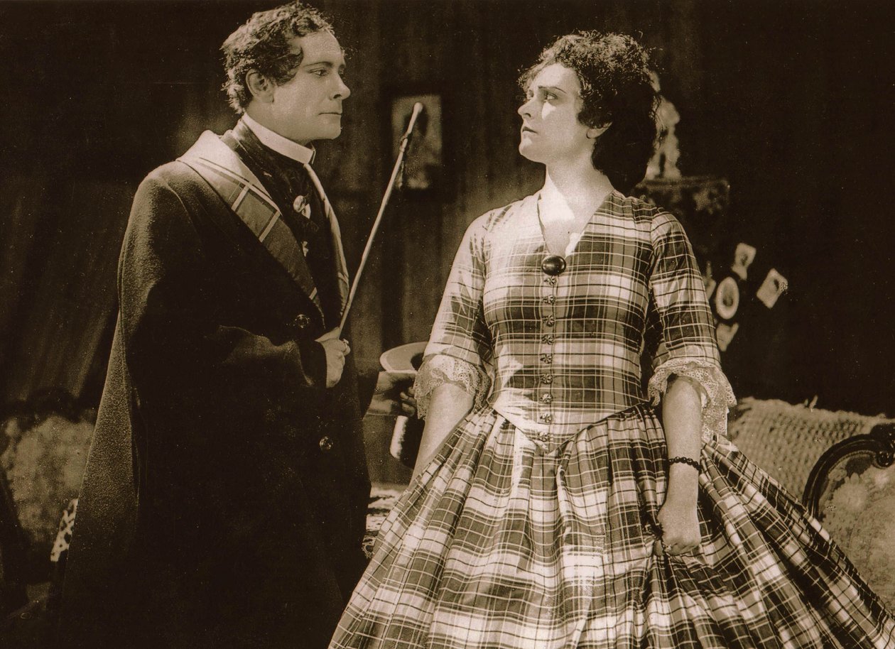 Alfred Abel a Paola Negri ve filmu The Flame od Unbekannt