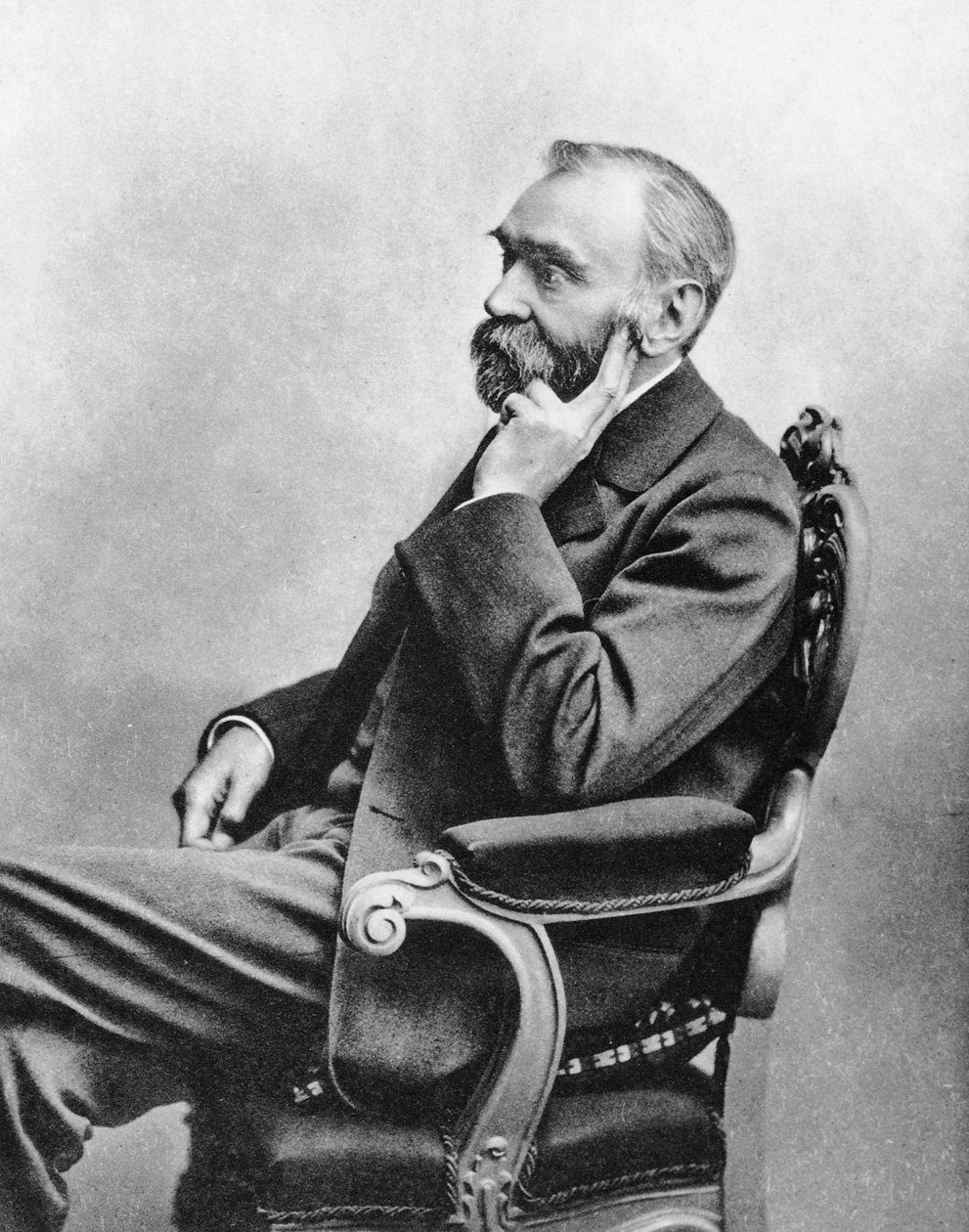 Alfred Bernhard Nobel, c1880 od Unbekannt