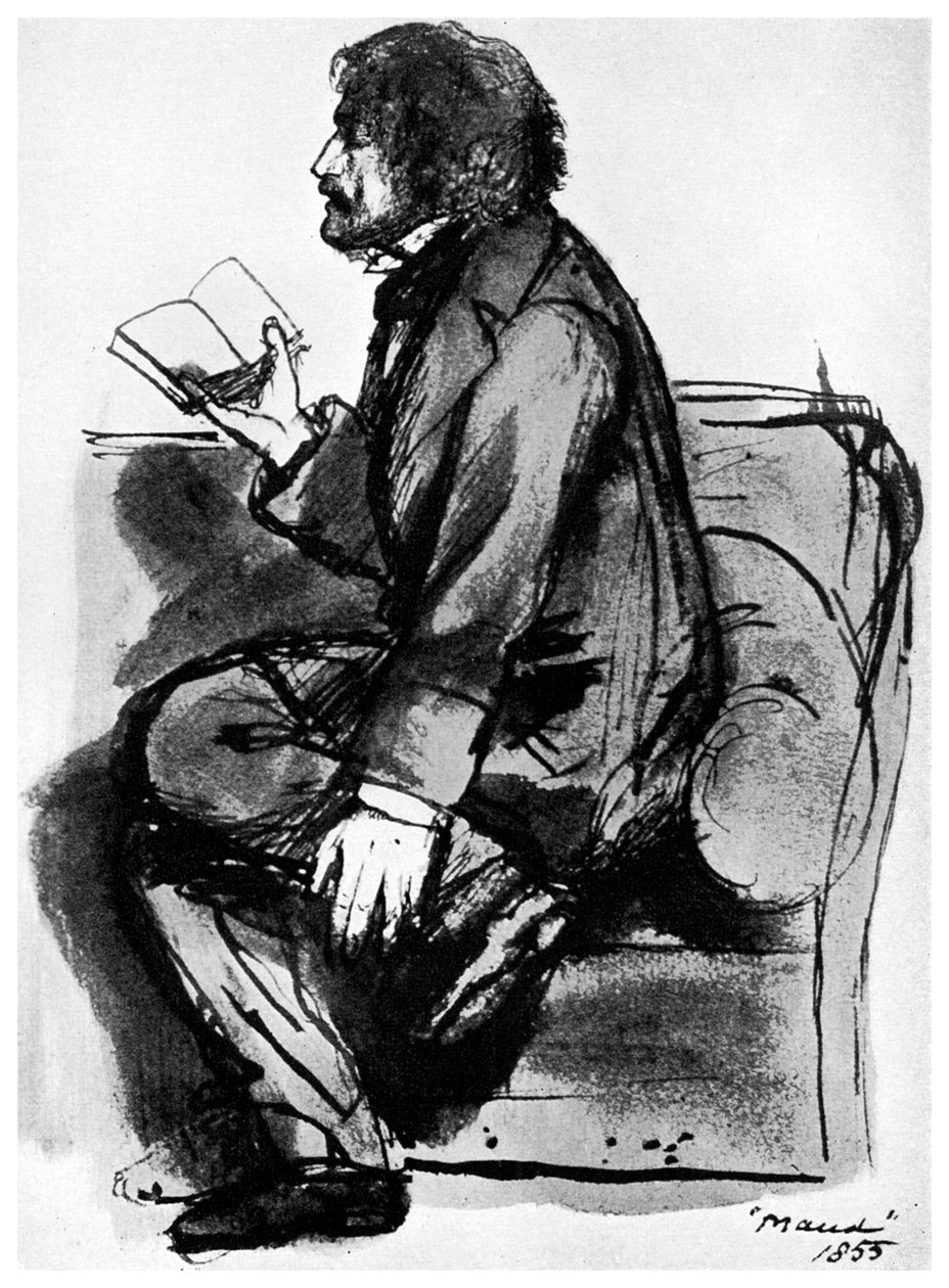 Alfred, Lord Tennyson, britský básník, 1855 1956 od Unbekannt