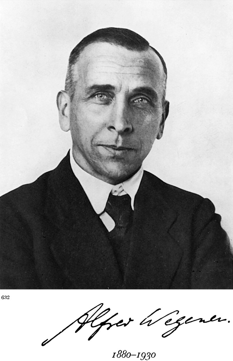 Alfred Lothar Wegener , německý geofyzik a meteorolog od Unbekannt