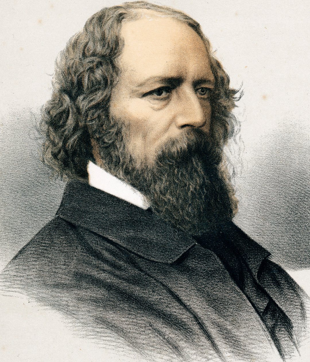Alfred Tennyson, první baron Tennyson, anglický básník, c1880 od Unbekannt