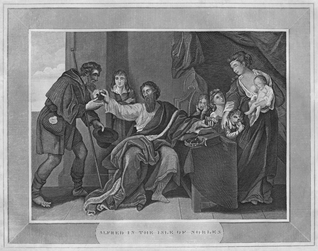 Alfred na Isle of Nobles, 1838 od Unbekannt